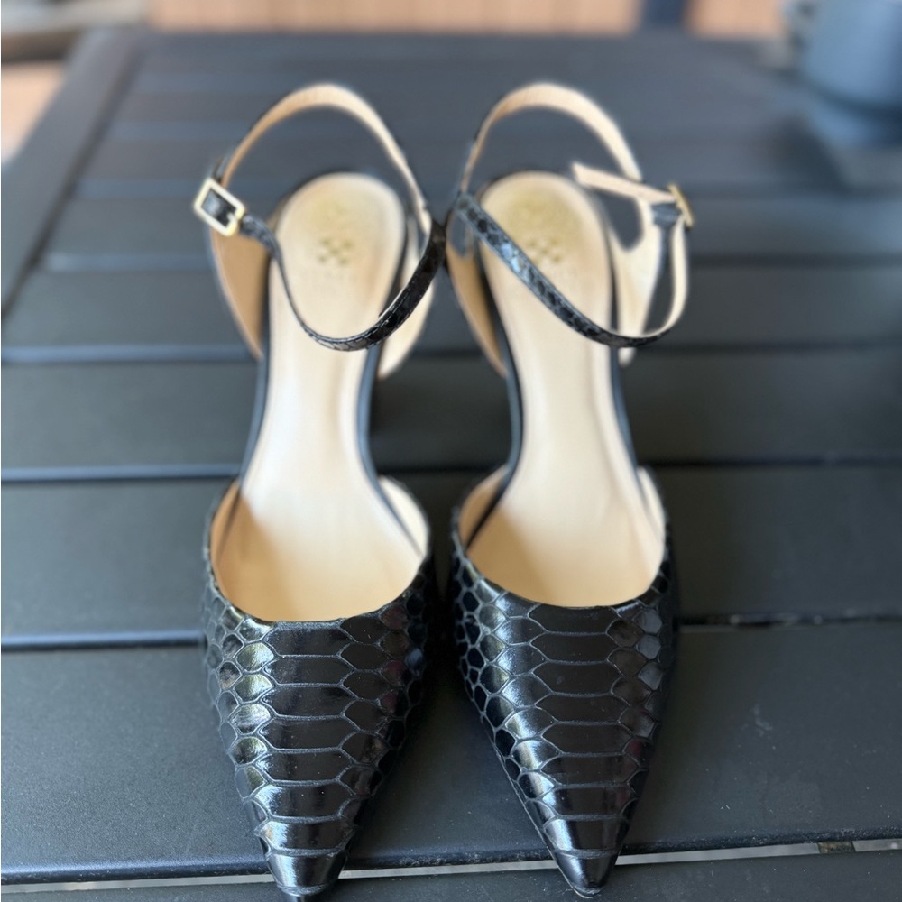 Vince Camuto Jacolina Heel Women's Heels Textured Animal Print